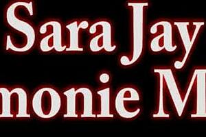 sara jay and harmonie swap dildos plunging deep in wet pussies