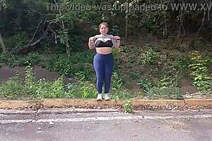 wanna see this big tit latina flash ass boobs outdoors hot?