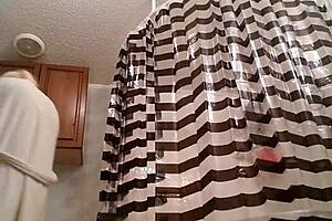 sassy babe rams monster dildo deep in her wet pussy