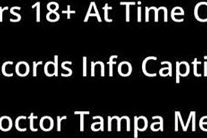 Patient boldly humiliates latex nurse lainey spreading small tits backstage