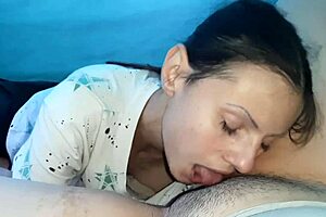 Lesbian Illusion Girls Lick Pussy In Rainy Tent