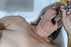 housewife explores squirting and tasting sensations intimately