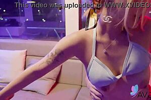 sexy chinese stacy moans riding boyfriend cock on boat outdoor!