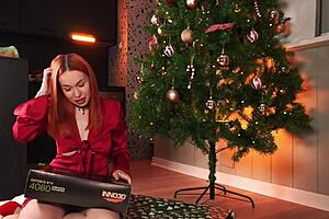 Christmas Surprise: Fuck Her Hard By The Tree!