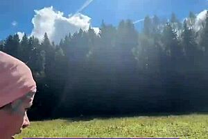 Tattooed crossdresser vibes push finish line goals inked tease