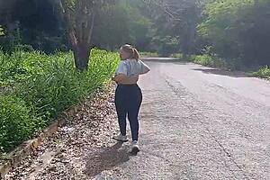 wanna see this big tit latina flash ass boobs outdoors hot?