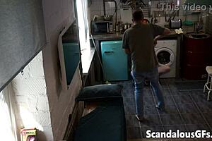 filming intense blowjob cumshot in mouth with redhead babe