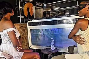 Besties hit club drilled bareback by huge black cocks all night