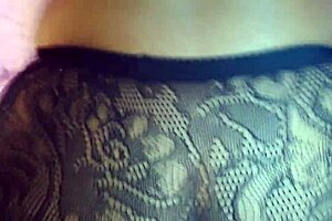 Black babe invites pov creampie fucking deep inside her