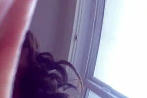 babe films her hot lingerie body bent over for intense doggystyle pounding!