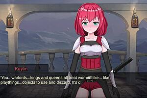 bound futanari slave submits in realms of bondage gameplay fantasy lesbian adventure