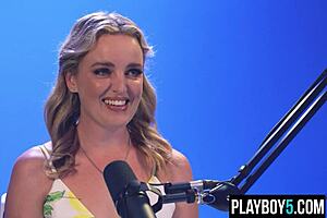 Aussie blonde milf charlie forde masturbates wildly in casting interview