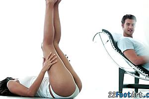 ever wondered how a babe's feet milk every drop in a steamy footjob cumshot?