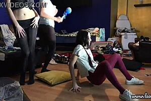 girls, slip into those tight thongs and lingerie before our petite pussy party explodes