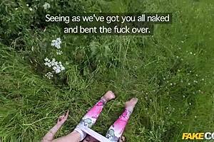 i'm da rookie cop chick gettin threesomed by coworker in uniform