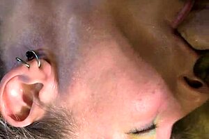 sucking cock deep while vibrator makes her orgasm hard in stockings