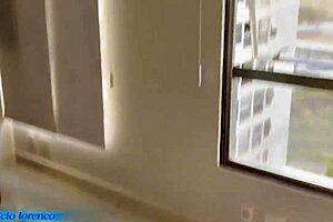 finally afternoon wrecked whore's tight ass deep cum inside sheer red