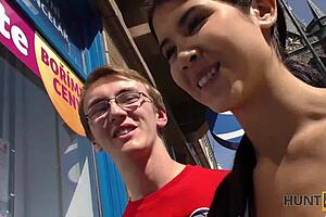 seducing pretty teen for cash-filled sex adventure