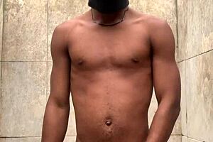 whoa amateur soapy big cock massage shower cum almost busted 😱💦