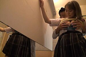 Japan's hidden massage parlor captures curvy beauty's secret boob reveal