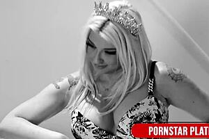 Blonde leya falcon's tight pussy craves monster dildos deep inside