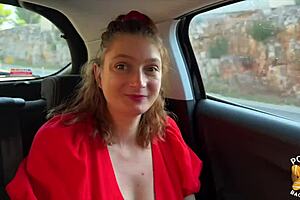 charlotte the fiery redhead gets her holes wrecked by two throbbing cocks