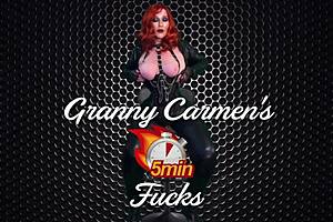 Granny Batgirl's Tight Pussy Licked and Fucked in Shameful Cosplay