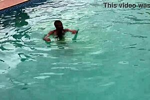 After pool fun, you wanna see me fuck this fat curvy oiled bitch to cumshot?