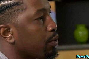 cute teacher jennifer white takes two black cocks from students deep