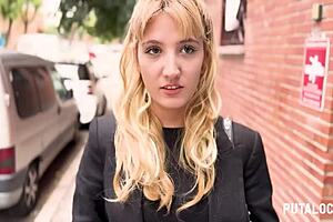 hot argentinian agustina caught by torbe on street for intense interracial bedroom fucking and cum swallow