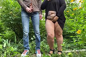 chubby mature woman fingers her wet pussy until i cum hard