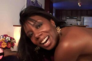 ebony couple shares passionate homemade intimacy 😍