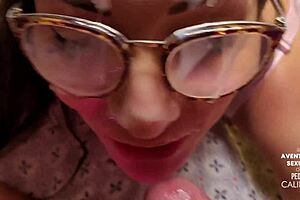 put those heels on babe i spread your pussy and explode on glasses