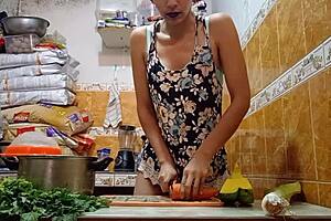 peruvian street girl licks massive cock top to bottom before wet pussy gets fucked hard