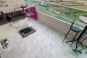 hot maid teases boss in provocative cam outfit