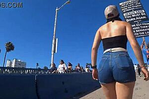 Wow, That Big Ass Bursting Out Jeans Publicly!