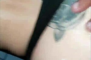 bull destroys tight pussy while cuckold husband watches intently