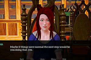 redhead teen plays erotic homemade game