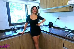 Hot Latina Milf Takes Creampie Deep in Her Tight Pussy Cowgirl Style