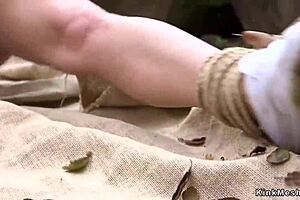 Huge Natural Tits Slave Bound Anal Fucked Outdoor Rough