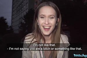 Public Agent Ravages Young 18+ Beauty Outdoors While Mommy Watches Nearby