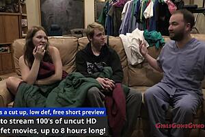 Pregnant Nurse Nova Maverick Spreads Shaved Pussy in Latex Hospital Exam