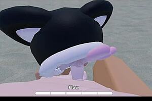 big tits babe gets fucked hard on crowded beach crossroad