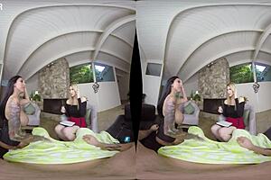 MilfVR house warming heats up with Lily Lane and Anna Kelly FFM