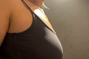 intense gym pounding with squirting climax