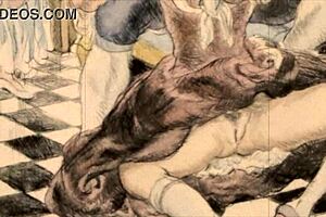 vintage cartoons showcase erotic retro babes in antique steamy poses