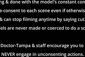 Tempting nurse michelle spreads for tampa's entrance exam