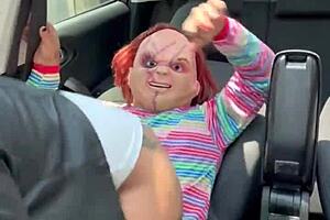 Chucky safado ravages tiffanny's big ass pussy cowgirl on halloween night