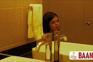 innocent latina housewife dirty talks infiel bathroom spanking big ass