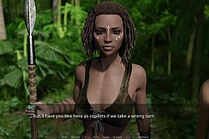 short haired redhead with big tits tours her jungle in lust city 18